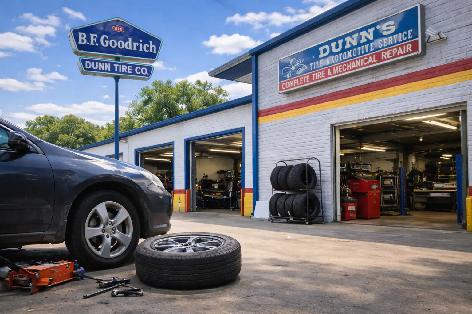 Dunn's Tire shop Prescott AZ